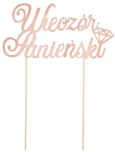 PartyPal Topper na tort wieczór panieński