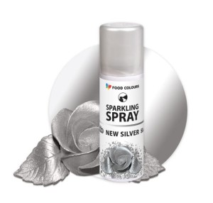 Food Colours Spray new silver 50 ml