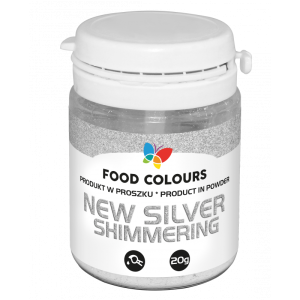 Food Colours New Silver Shimmering 20g