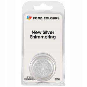 Food Colours New Silver Shimmering 2,5g