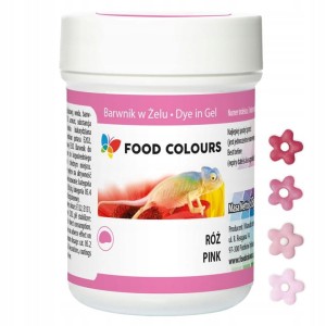 Food Colours Barwnik w żelu 35g Róż WSG-036