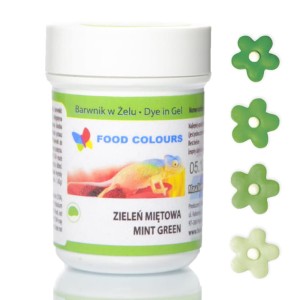 Food Colours barwnik w żelu 35g Mint Green WSG-052