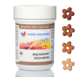 Food Colours barwnik w żelu 35g Cocoa Brown