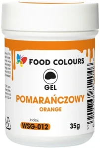 Food Colours Barwnik w żelu 35g Pomarańczo WSG-012