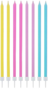 Godan Świeczki urodzinowe pastelowy mix 16szt